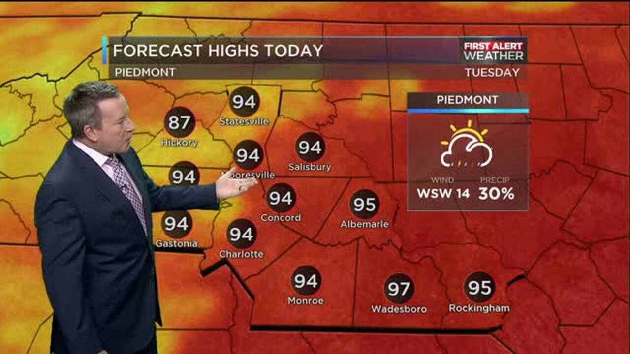 WBTV First Alert Weather forecast for 07.05.16