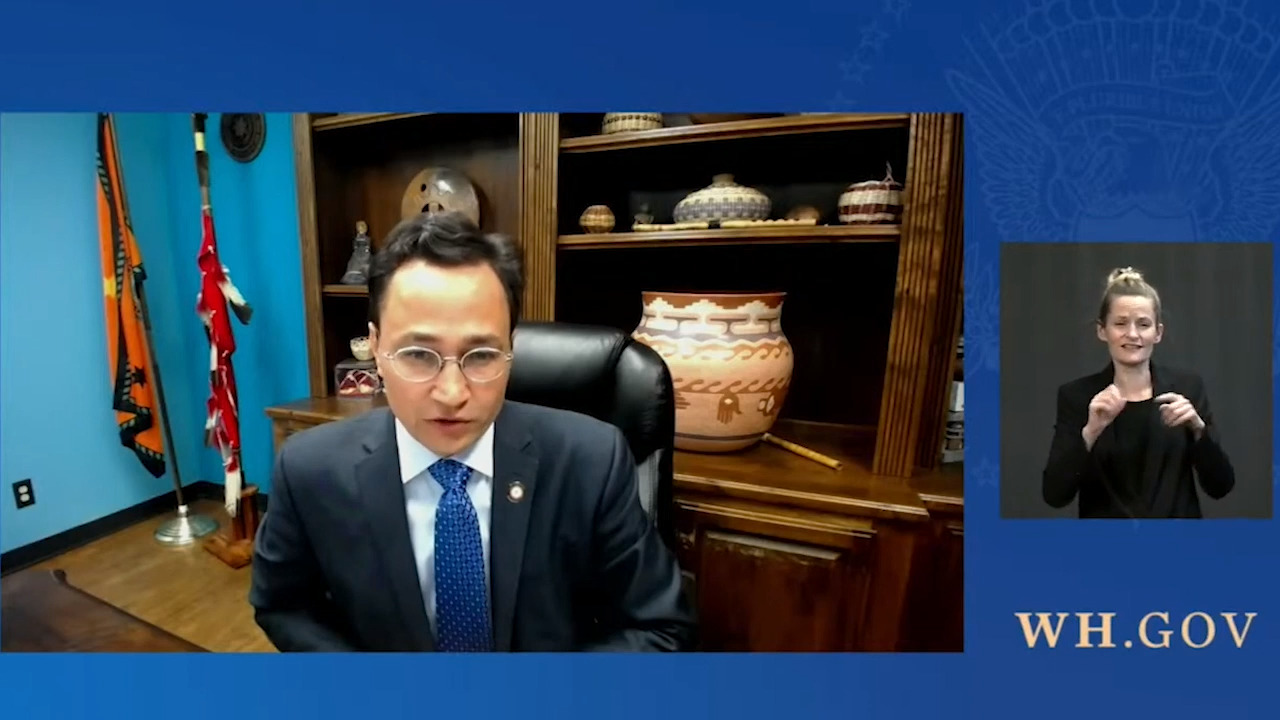 Cherokee Nation chief tells Biden respect matters as much as dollars