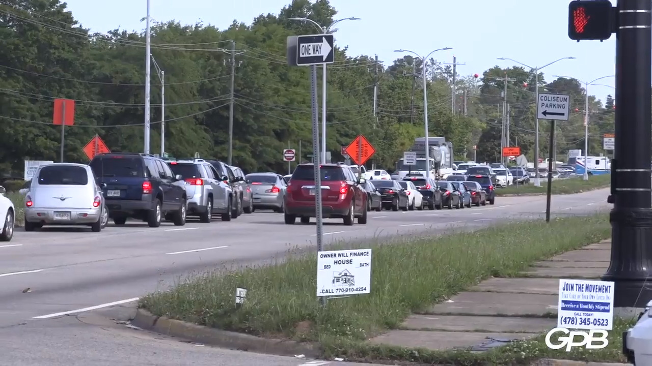 Around 30,000 meals were given to people in need in Macon
