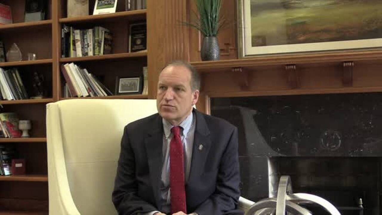 Dan Mahony talks about plans for Winthrop University after first 10 months in office