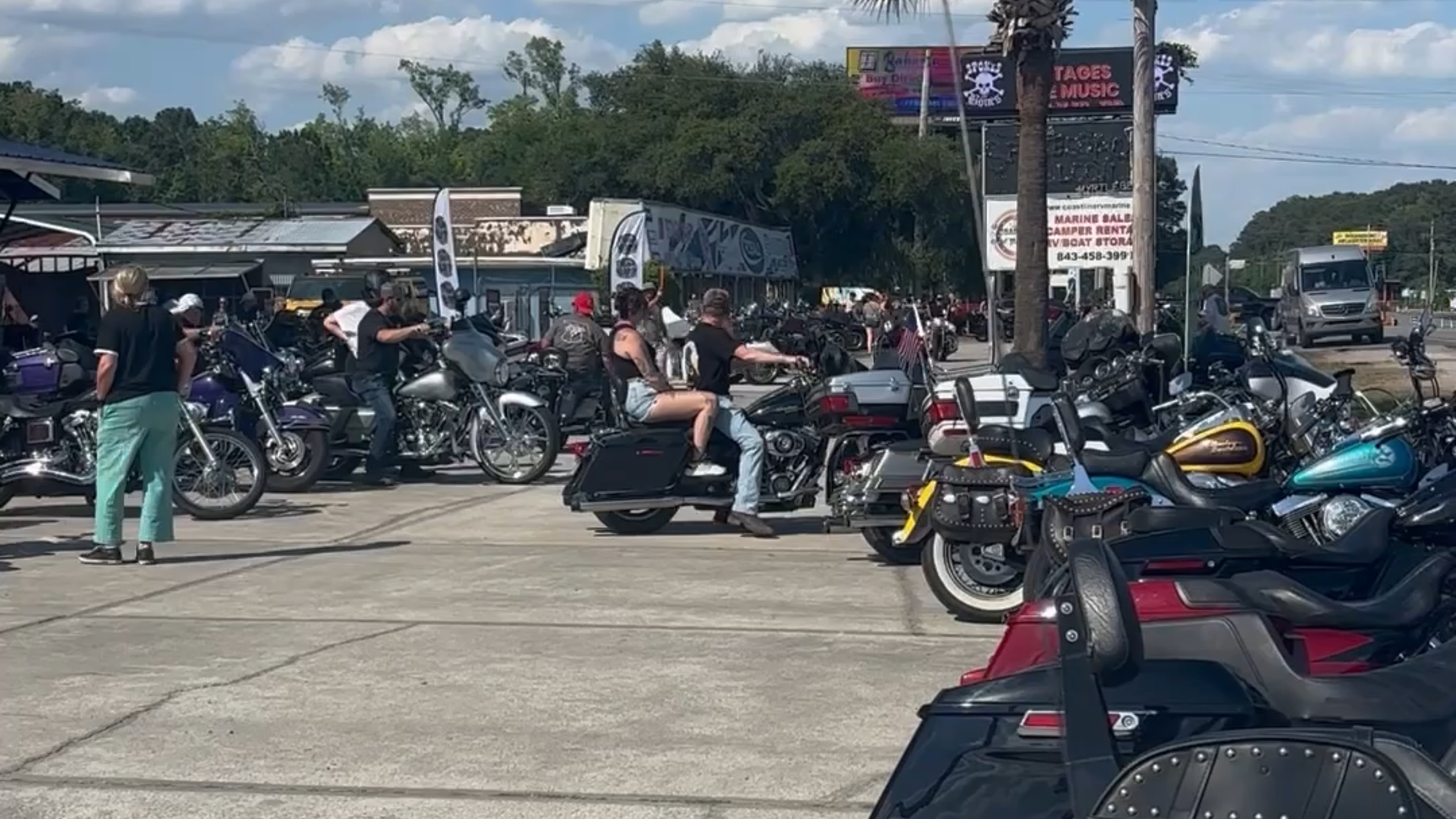 Myrtle Beach bike rally goers utilize patches to tell their story
