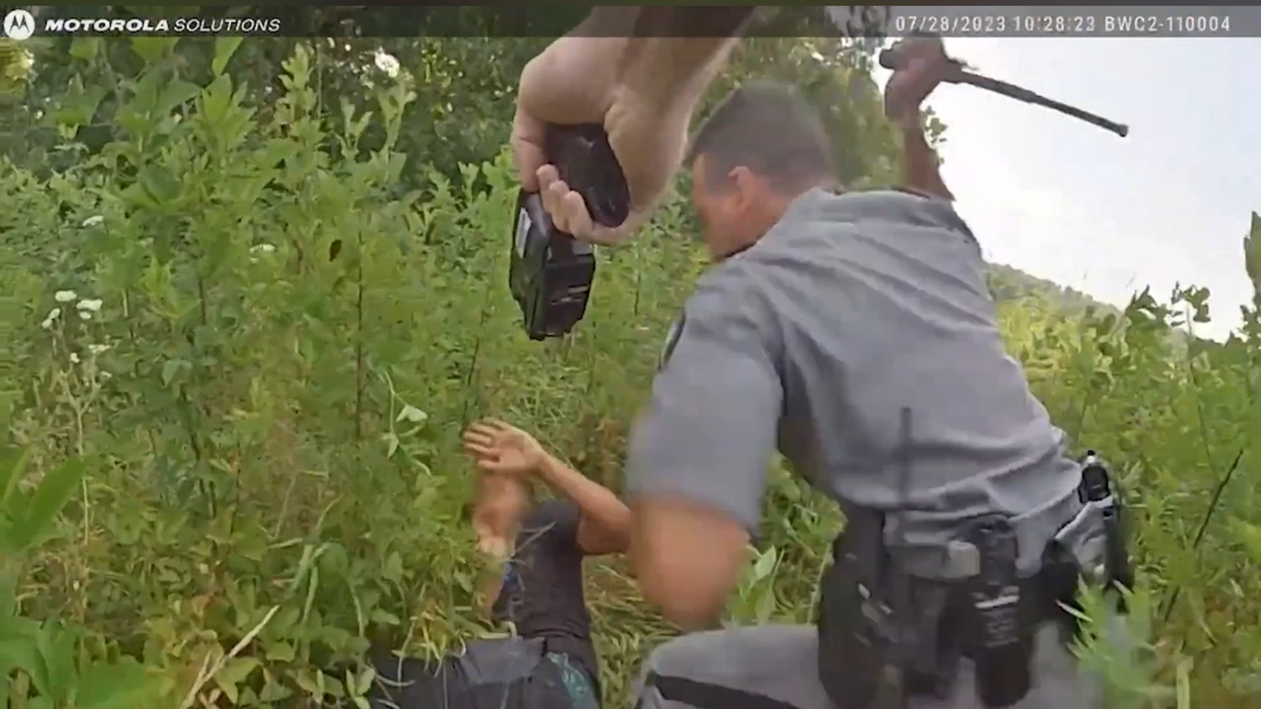 KSP releases body camera footage of former trooper assaulting man