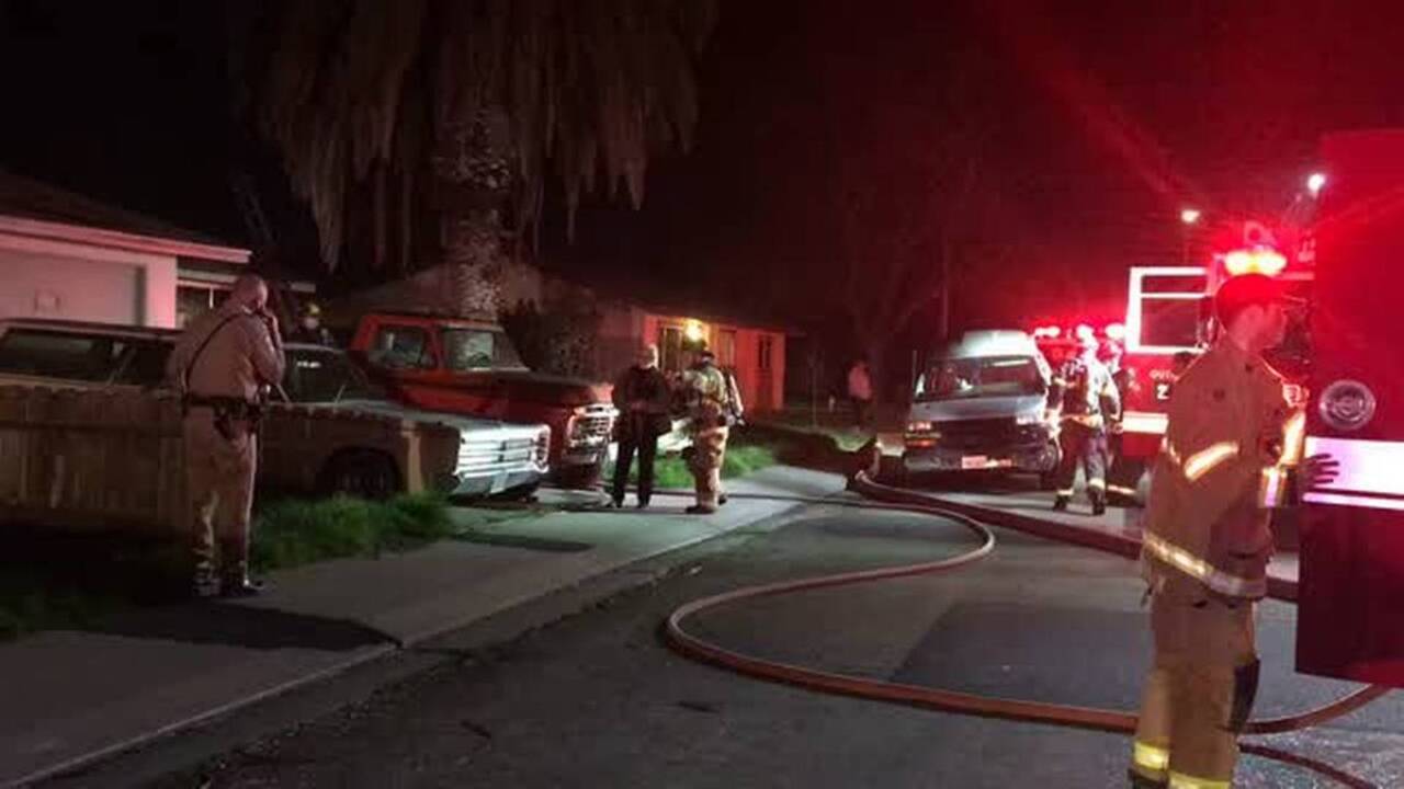 Hit and run investigation ends in house fire
