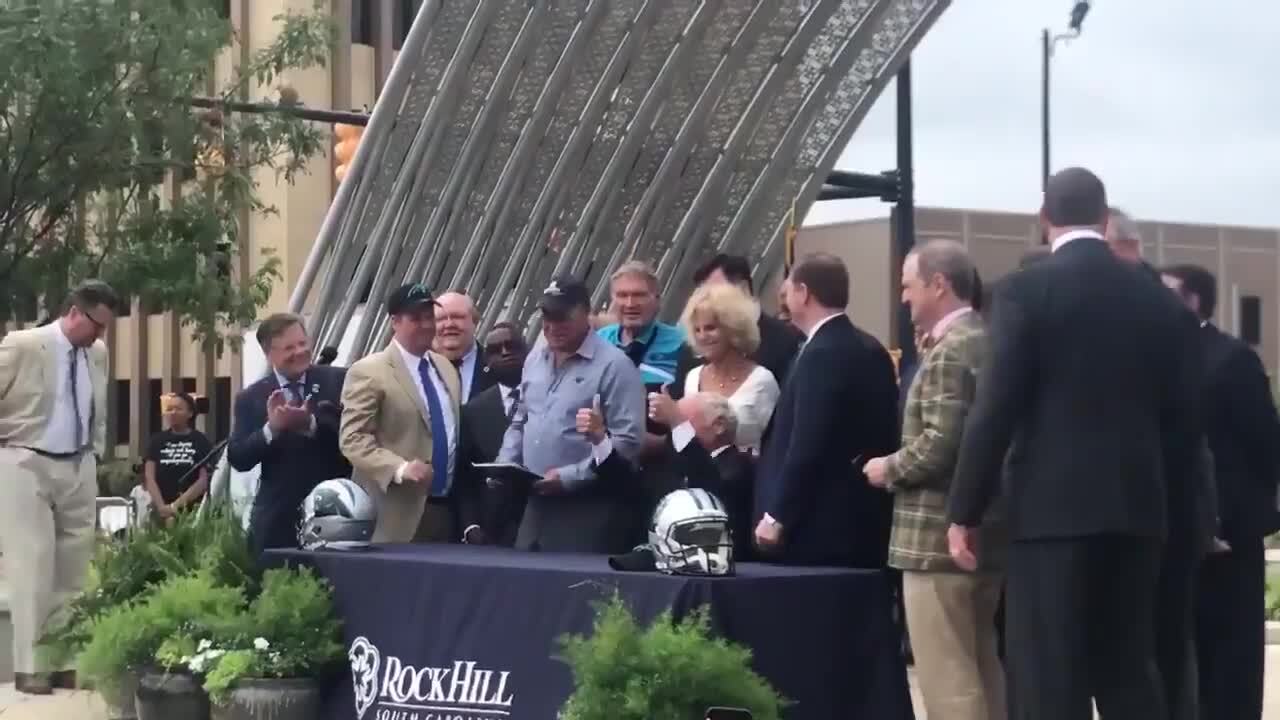 Here’s how much Rock Hill, York County, schools are willing to give the Panthers.