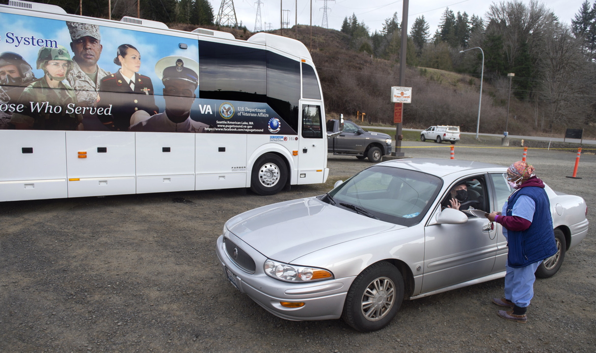 Mobile clinic brings COVID vaccines to rural veterans