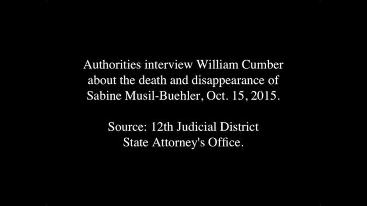 William Cumber says he strangled Sabine Musil-Buehler before burying her on the beach
