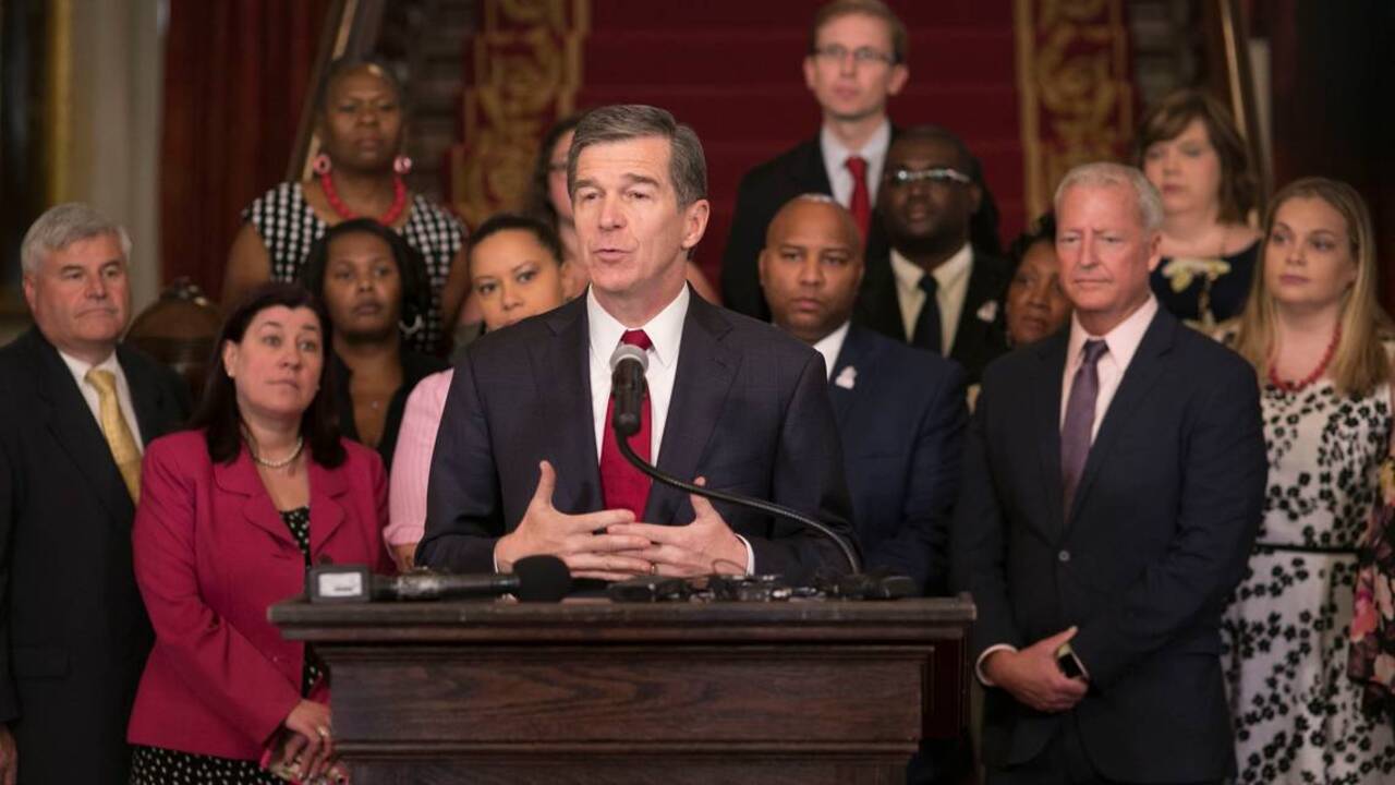 Governor Roy Cooper says he will veto the budget bill from the NC ...