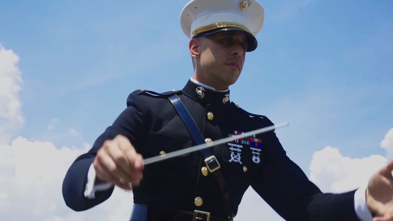 Parris Island Marine Band performs Emmy nominated song ‘You Were There’