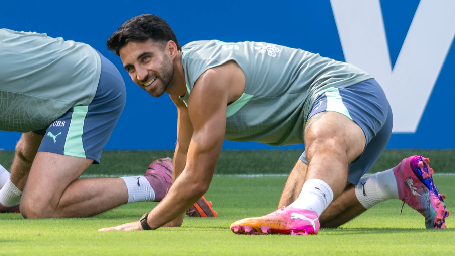 Switzerland trains at Sporting Park ahead of World Cup quarterfinal