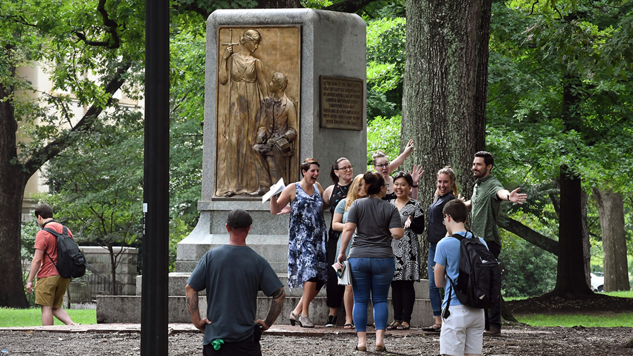 ‘Proud to be a student here.’ Without Silent Sam, will UNC have a fresh start?