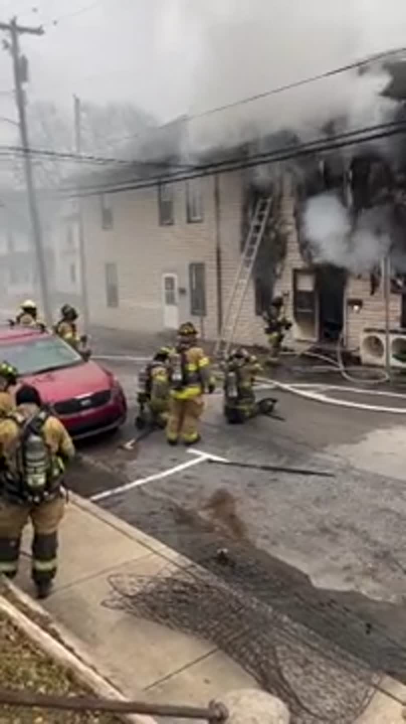 Centre County crews respond to building fire in Bellefonte