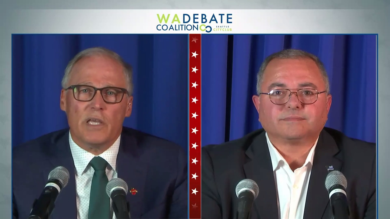 Washington State 2020 gubernatorial debate with Jay Inslee, Loren Culp