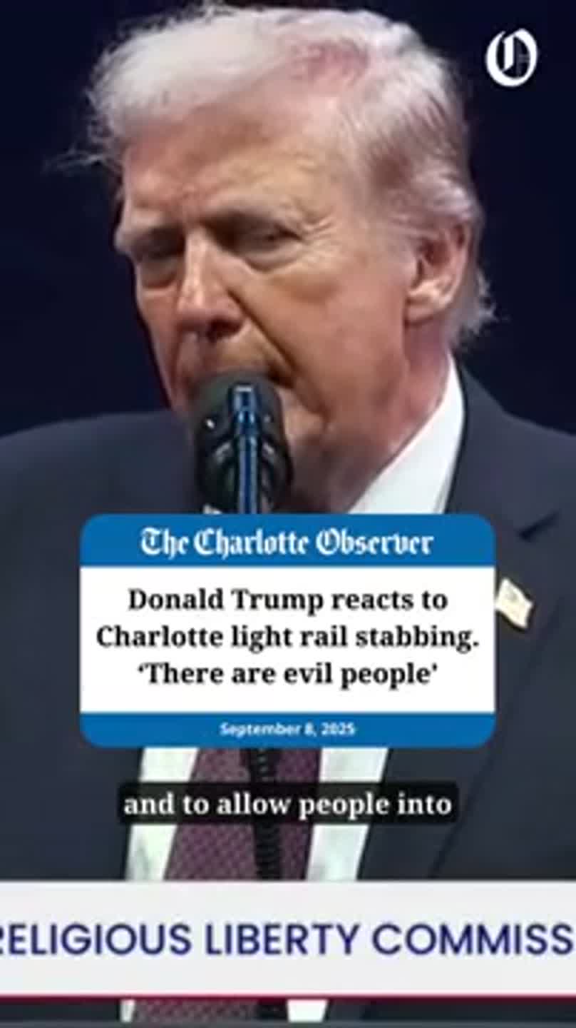 Donald Trump reacts to Charlotte light rail stabbing and other ‘horrible killings’