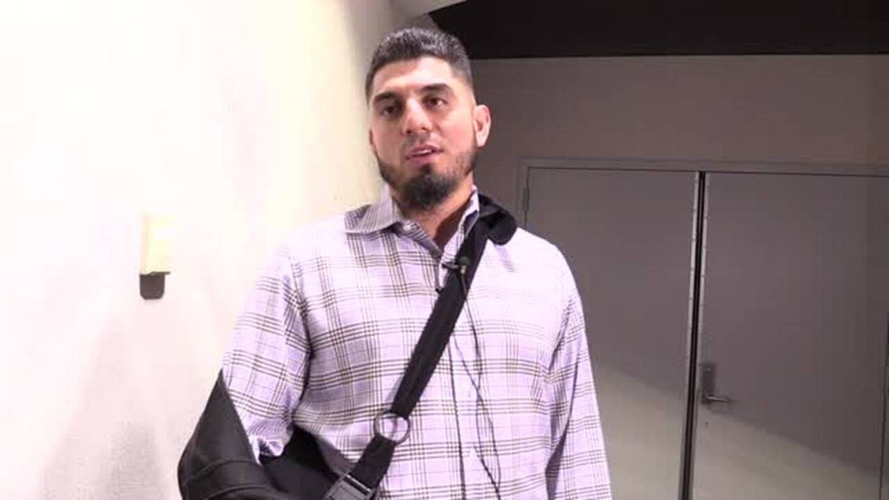 Matt Garza in a sling for Hot Stove Gala, and his baseball future is in doubt
