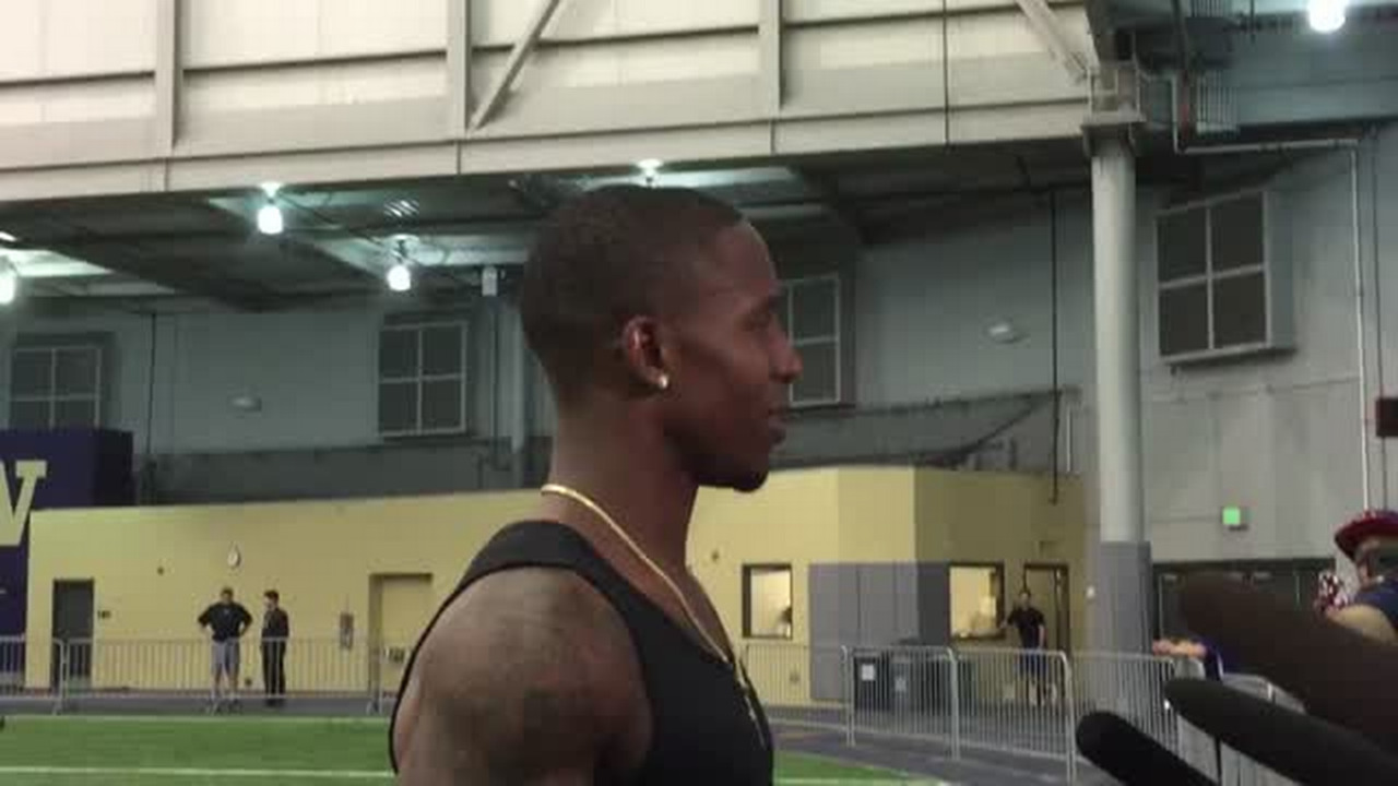 VIDEO: WR Jaydon Mickens after UW Pro Day