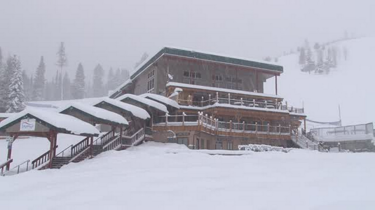 Snow at Brundage Mountain in McCall