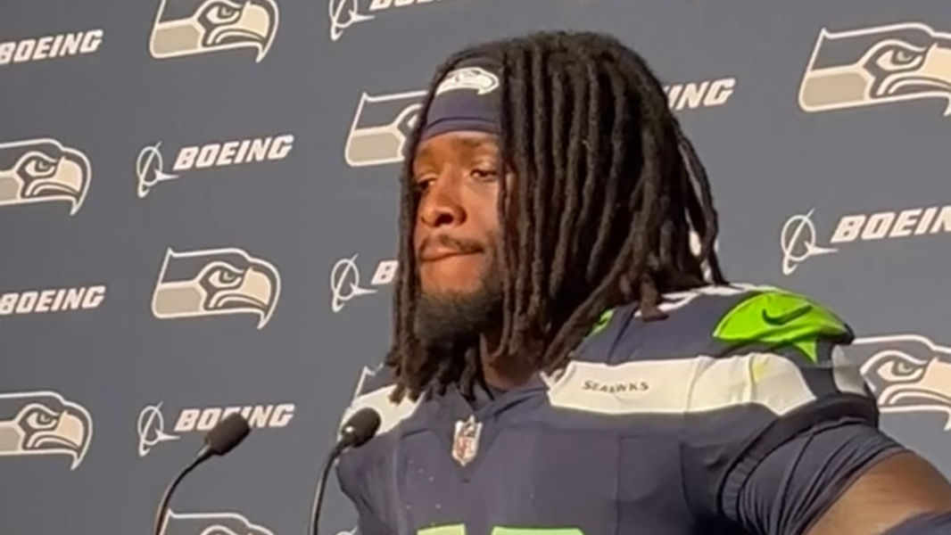 Tyrice Knight after his 10 tackles in Seahawks' preseason loss to Dallas