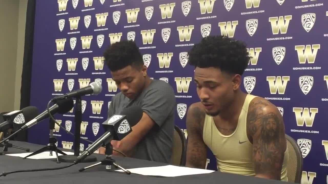 Markelle Fultz, David Crisp discuss victory over Western Michigan