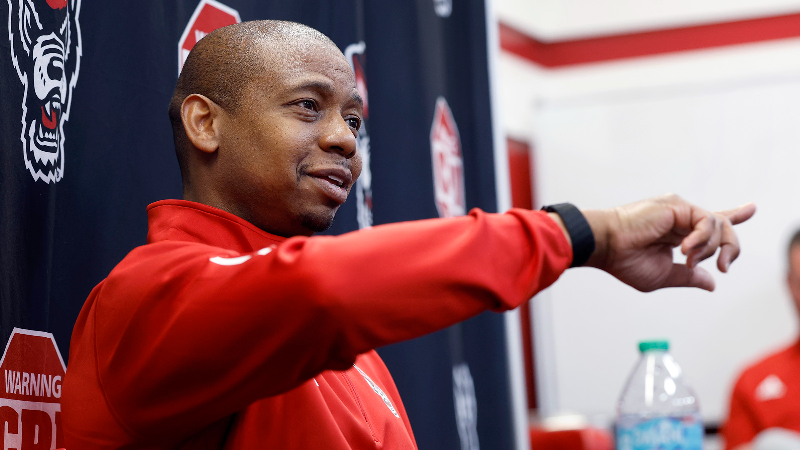 NC State basketball coach Gainey on his team's style of play