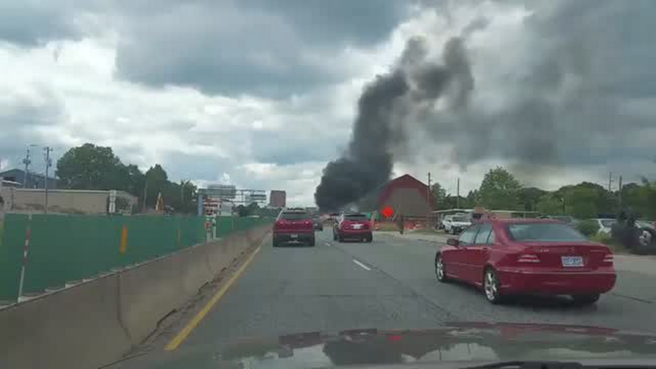Capital Boulevard reopened after fire near Peace Street