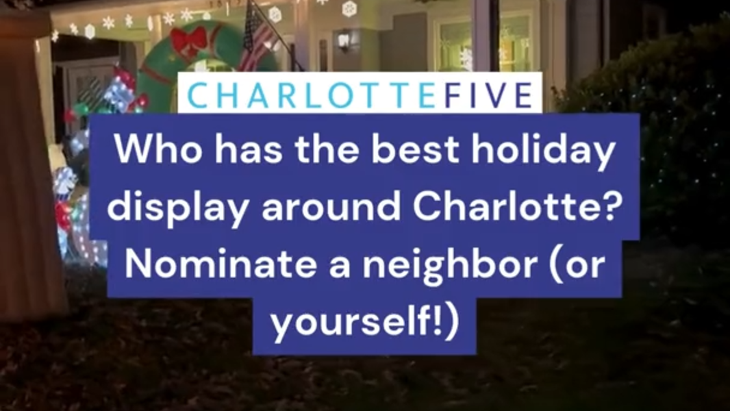 Video: Holiday light displays in Charlotte 2025