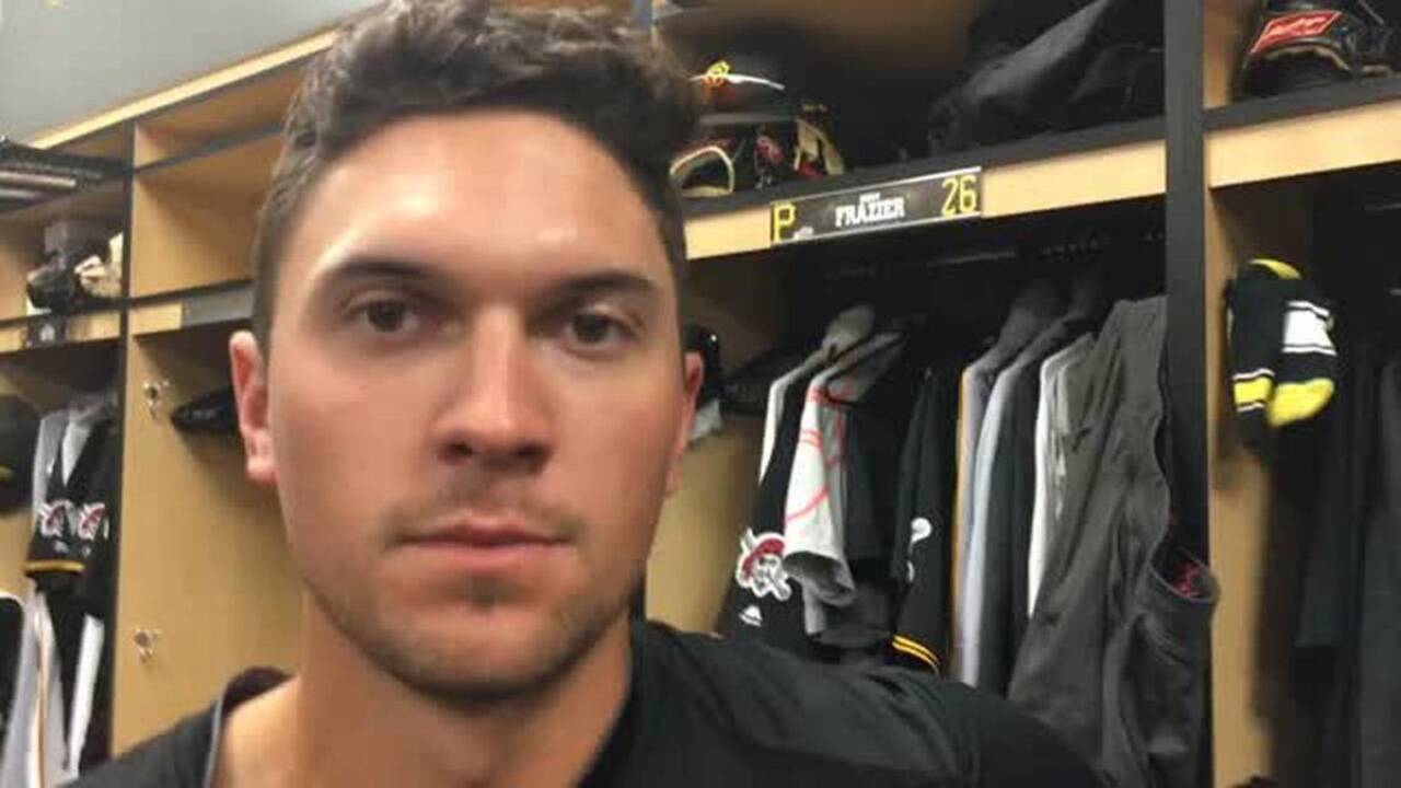 Adam Frazier is trying to improve his golf game after becoming a righty