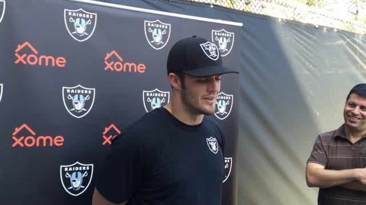 Video: Raiders QB Derek Carr praises upcoming foe Peyton Manning