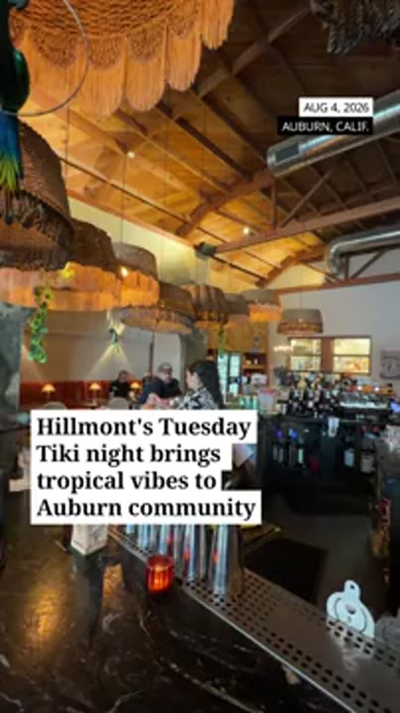 Watch Hillmont's Tuesday Tiki night brings tropical vibes to Auburn community