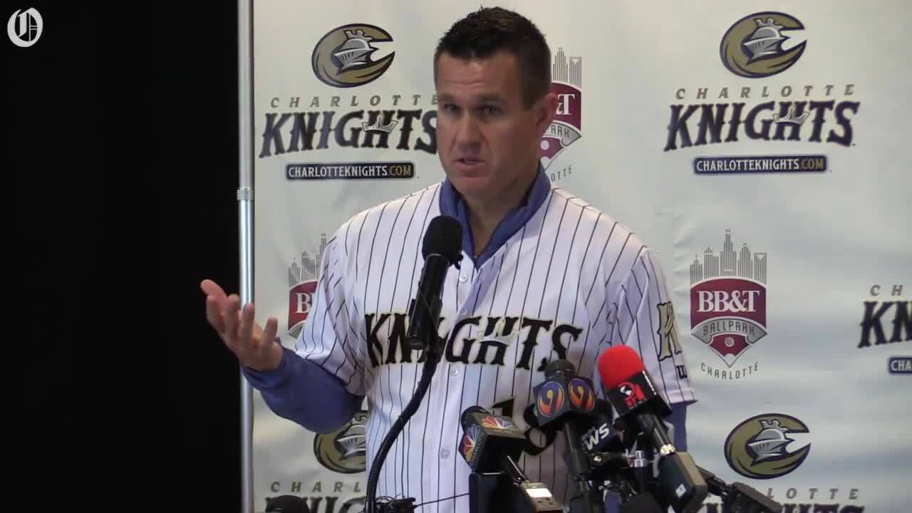 Charlotte Knights introduce new manager Wes Helms