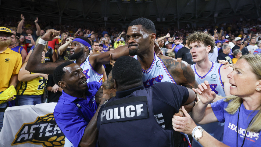Frank Mason hits TBT winner before AfterShocks-KU bloody brawl erupts