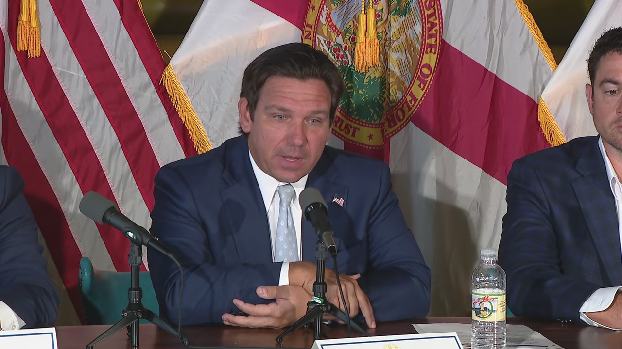 Gov. DeSantis discusses property tax relief