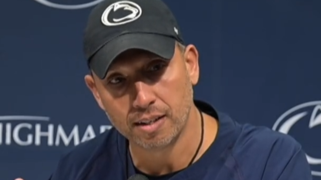 Penn State football coach Matt Campbell on wide receiver coach Kashif Moore