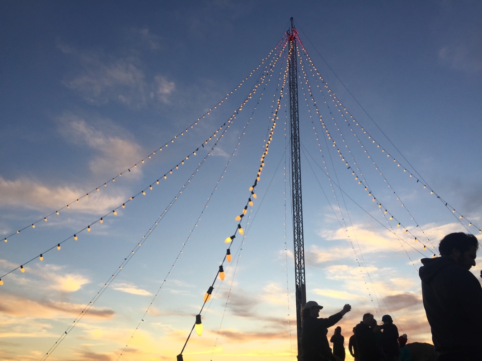 Hike to the Christmas tree on top of Cerro San Luis in less than a minute