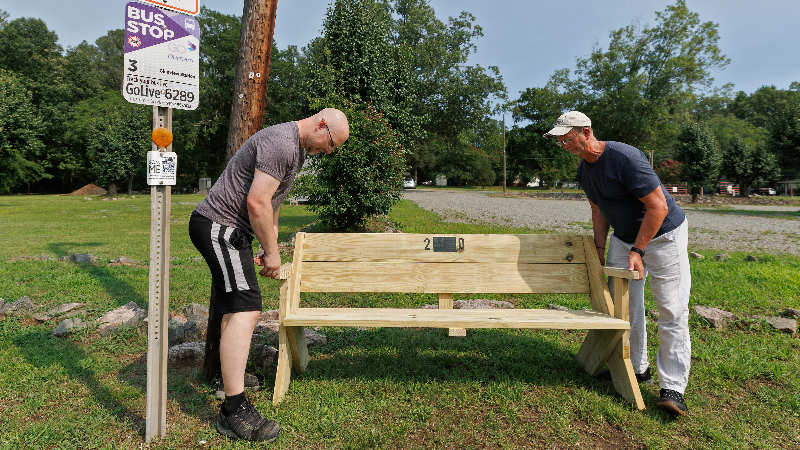 Community initiative aims to build benches for Durham bus stops