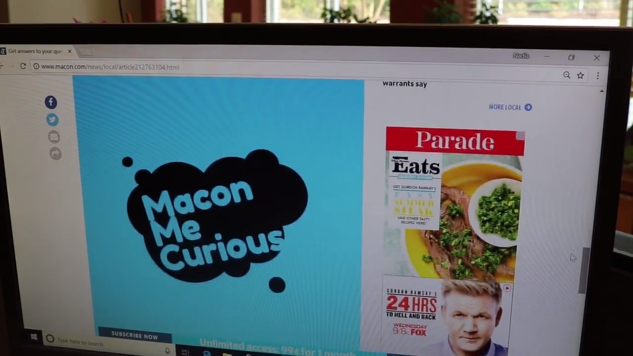 How does Macon-Bibb's property tax rate compare to the rest of Middle Georgia?