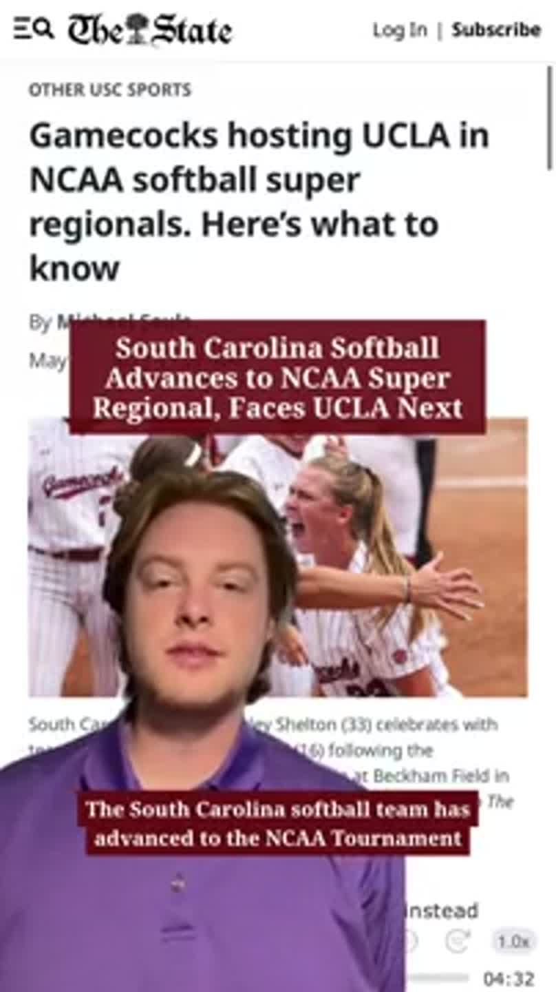 South Carolina Softball Advances to NCAA Super Regional, Faces UCLA Next
