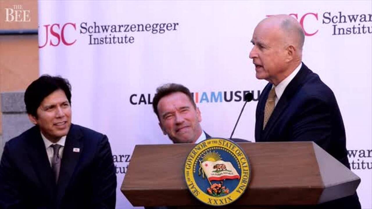 Was Jerry Brown kidding, or is he worried about legacy projects?