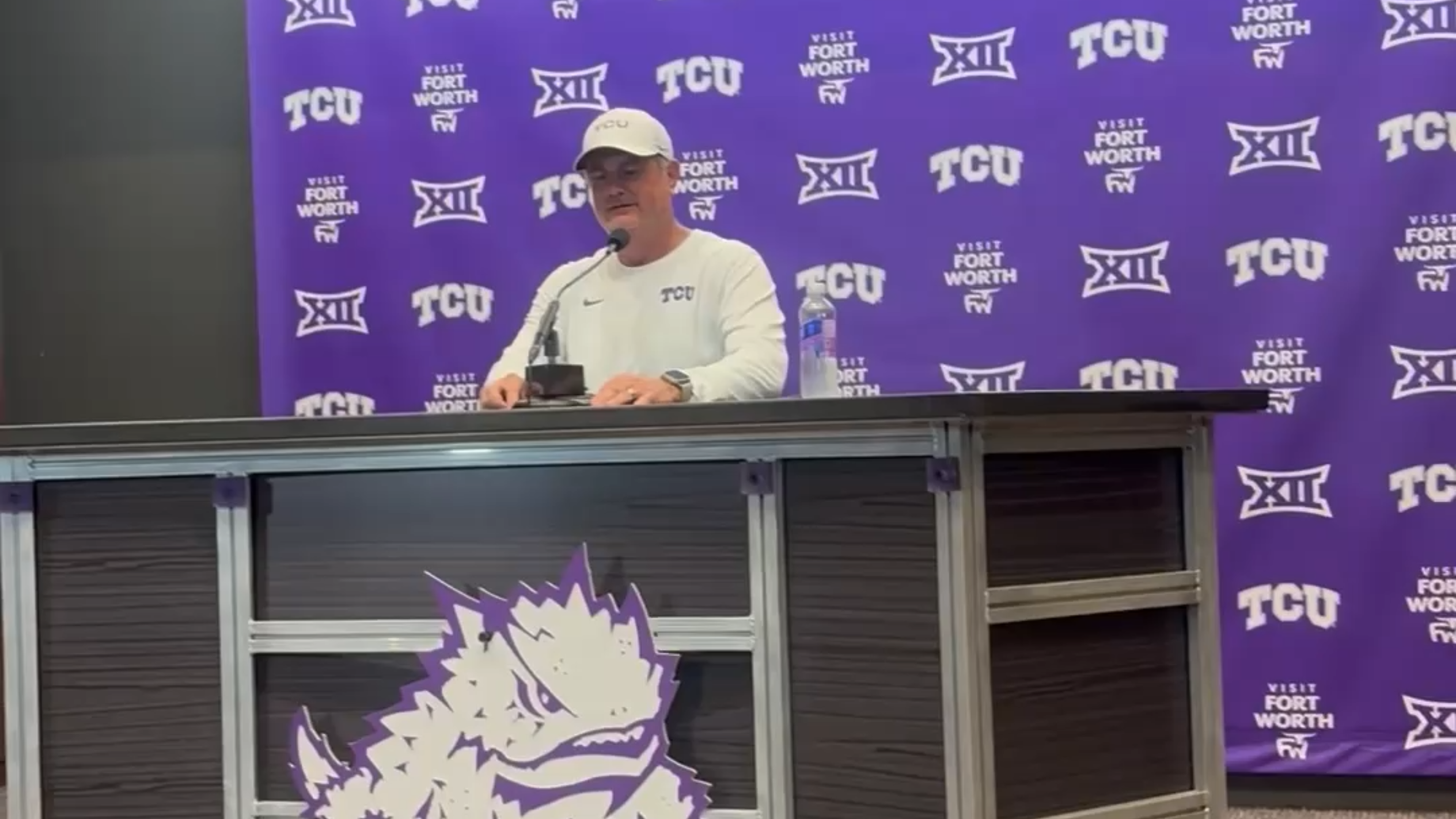 TCU coach Sonny Dykes: 'We're evaluating every aspect of our program.'