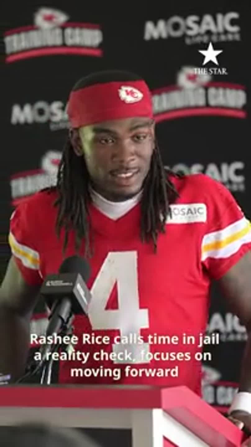 Chiefs' Rashee Rice calls time in jail a 'reality check'