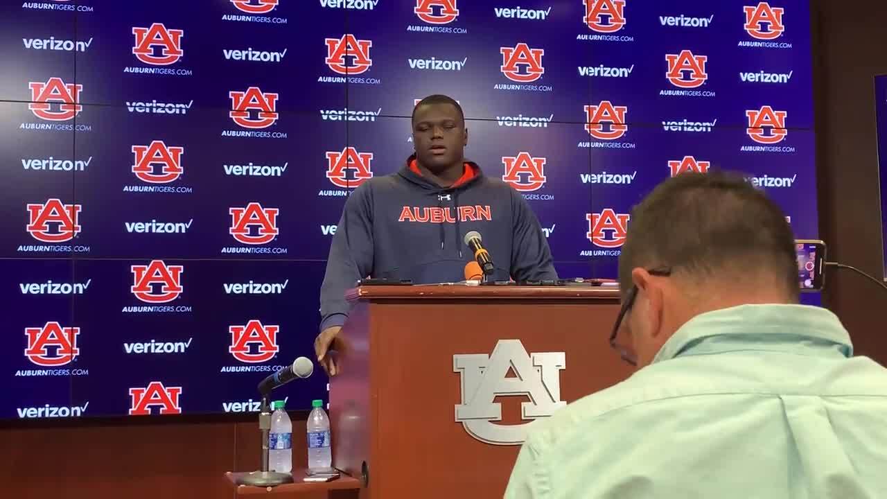‘Being the best I can be’: Auburn defensive end Marlon Davidson on his big game vs. Arkansas