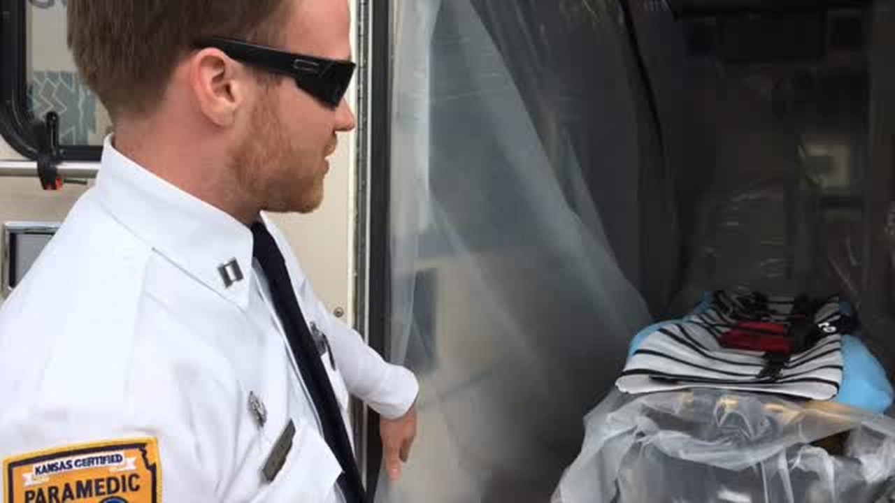 Inside Sedgwick County's ambulance for highly contagious patients