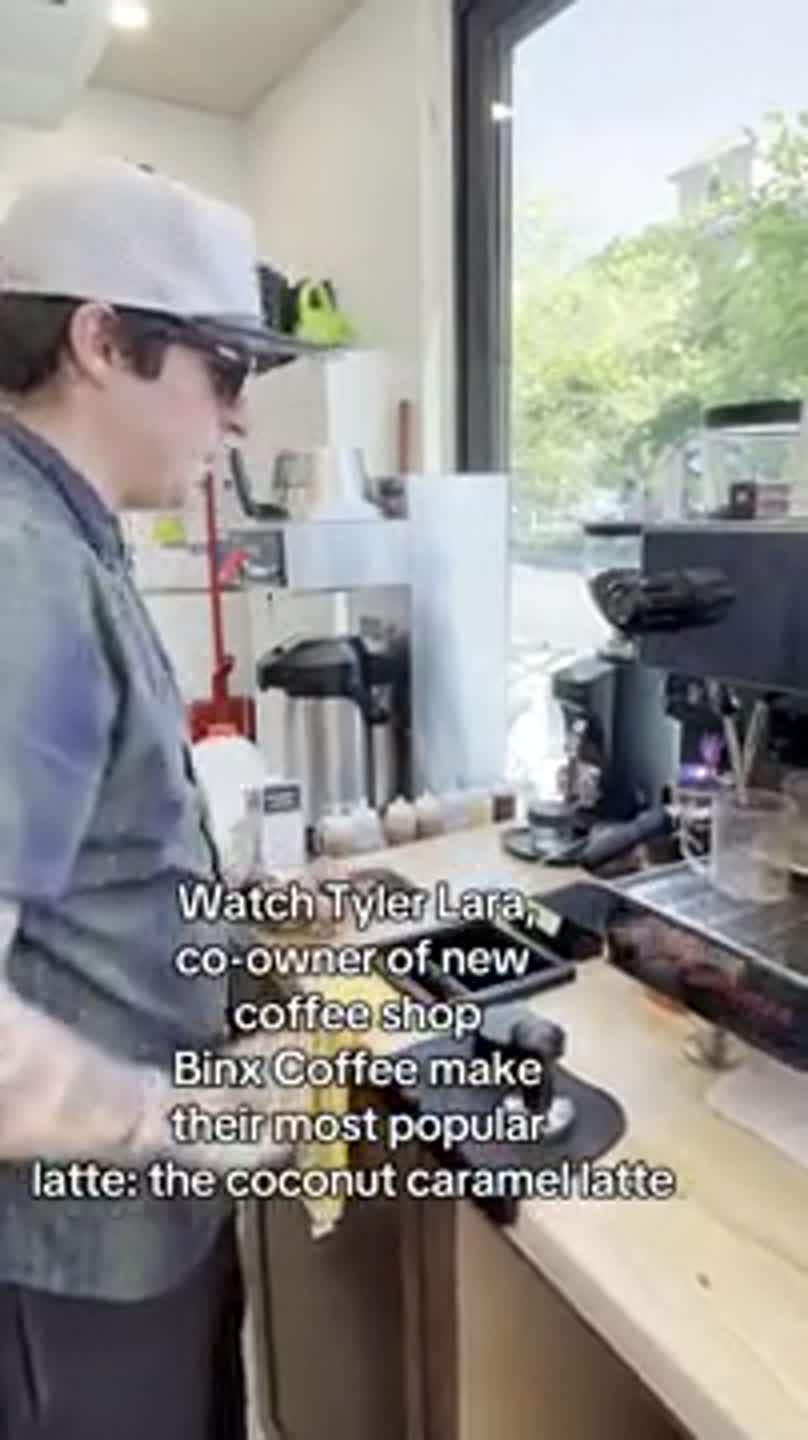 How Binx Coffee makes its most popular latte in Atascadero