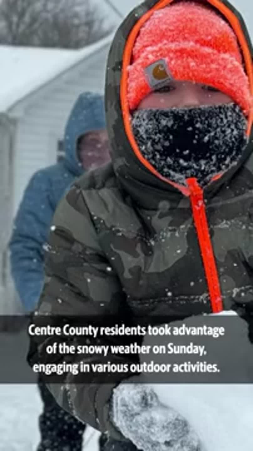 See how Centre County spent the snowy day during winter storm