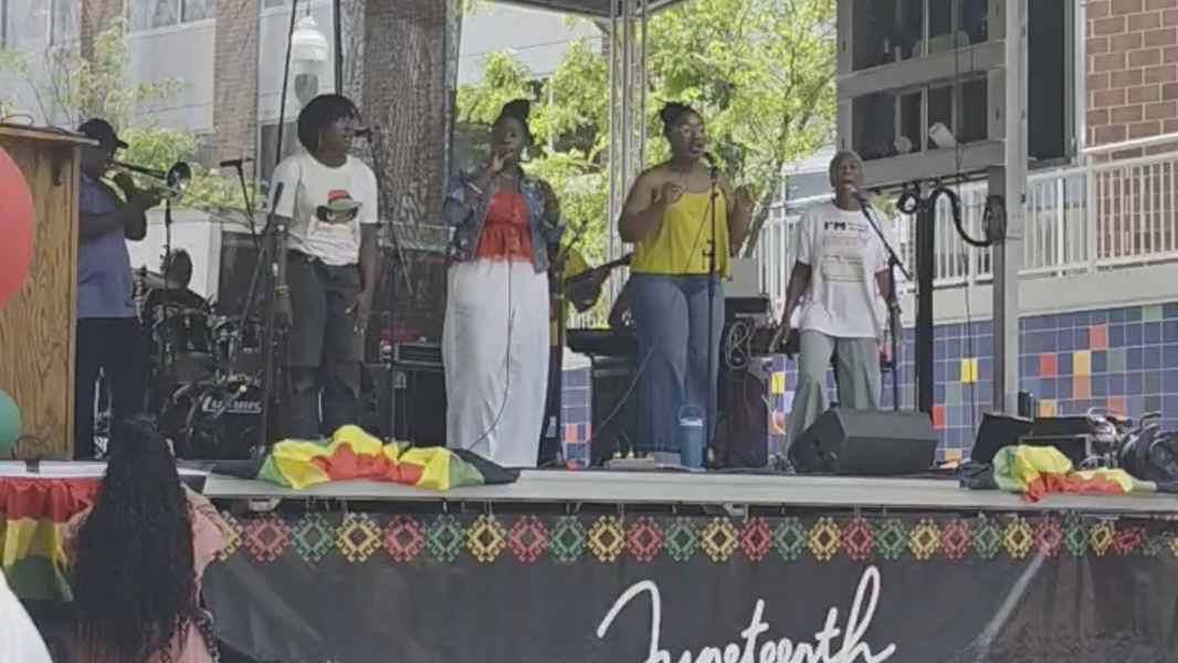 Christian choir performs at State College's Juneteenth Block Party
