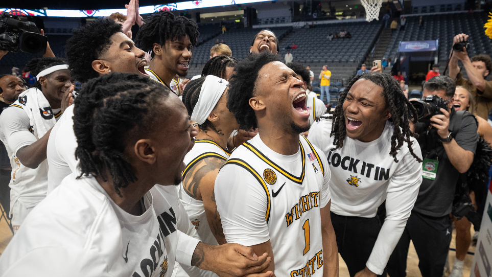 Kenyon Giles shoots Wichita State basketball into American tournament final