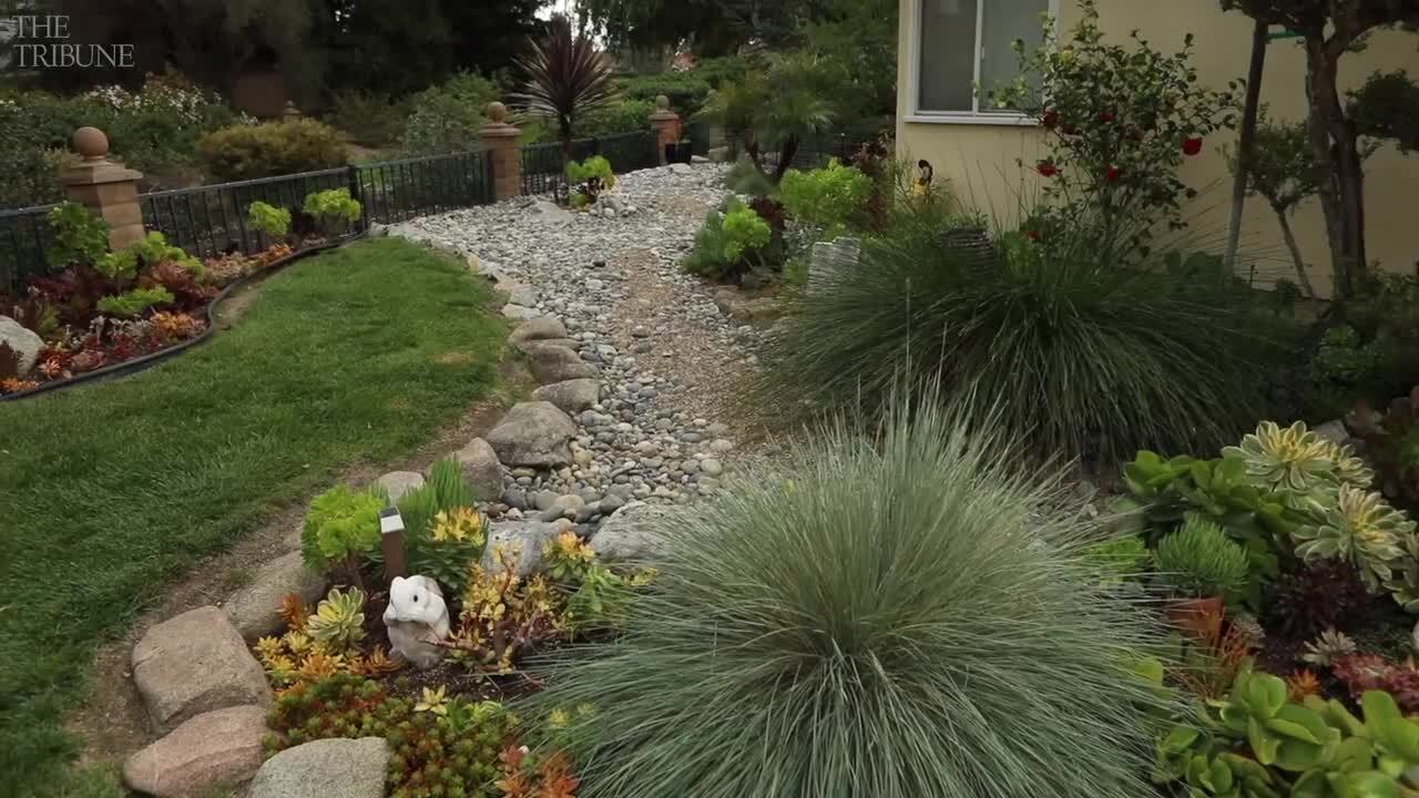 He wanted simplicity, she wanted color. This SLO garden has both