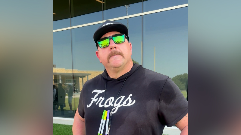 TCU's offensive line coach pleased with the competition up front
