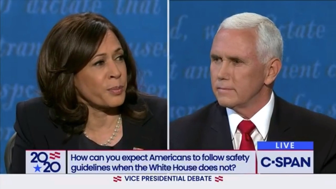 Pence and Harris clash in debate focused on the most urgent issues facing the country