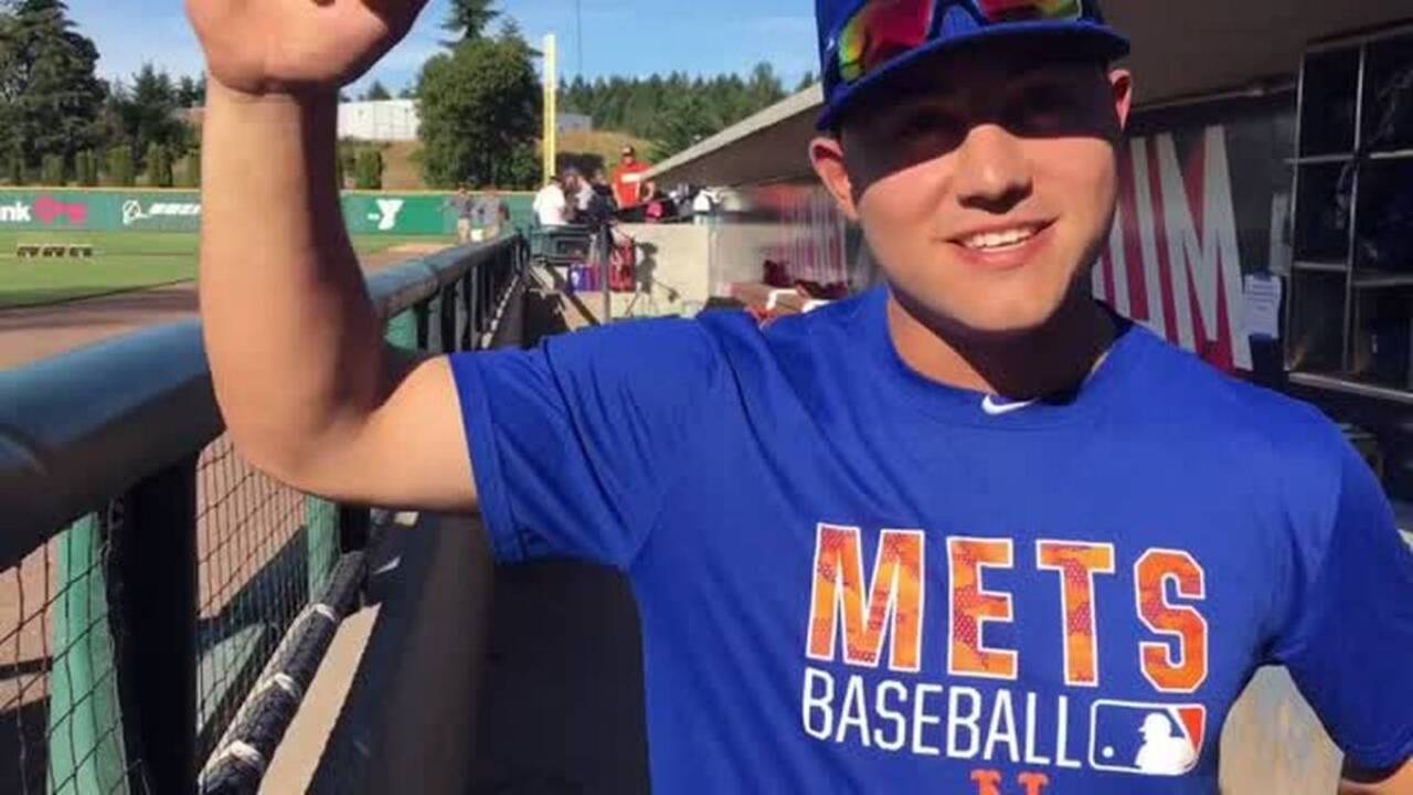 VIDEO: Mets prospect Michael Conforto returns to Tacoma for first time since 2011