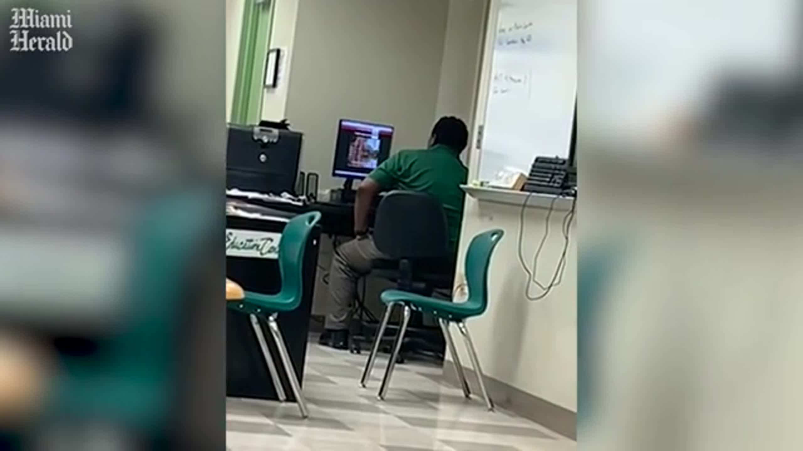 Miami Jackson High football coach caught watching porn